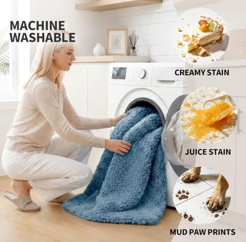ILANGO Bathroom Rugs 24" × 17", Extra Soft Absorbent Microfiber Bath Rugs - Image 3