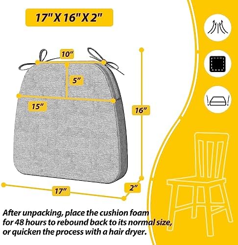 AAAAAcessories Chair Cushions for Dining Chairs - Image 2