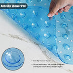 Non Slip Bathtub Shower Mat, Extra Long Bath Mat - Image 2