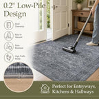 JOLLYVOGUE 6x9 Area Rugs for Living Room, Vintage Washable Rug - Image 6