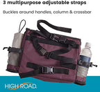 Mobility Scooter Bag with Bottle and Cup Holders and 6 Organized Pockets - Image 5