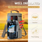 Tirrinia 2 Bottle Wine Cooler Tote Carrier - Image 4