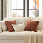 Topfinel Decorative Terracotta Throw Pillow Covers Cushion Cases, Rustic Fall - Image 4