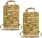 2 PCS Car Seat Back Organizer, Tactical MOLLE Sag Proof Vehicle Panel Backseat by Unknown
