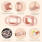 Andy Bear 4 Pack Silicone Baby Bottle Handles Compatible - Image 2