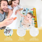 PRATIQUE Kids Bath Mat for Tub Non Slip，40 X 16 Inch Extra Long Kids Bathtub - Image 7