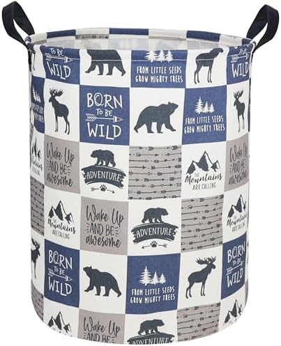 Kids Laundry Hamper, Animal Laundry Basket Collapsible Nordic Style Storage by Sanjiaofen