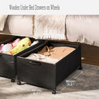 FOUCSSOMEI Under Bed Storage - Image 2
