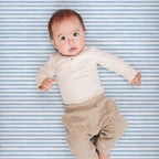 Sorrel + Fern Baby Crib Sheets Neutral, Fitted 2-Pack - Image 4