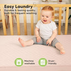 2pk Waterproof Crib Mattress Protector Cover Fitted 52x28 - Image 6