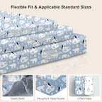 Pack N Play Sheets Fitted, Mini Crib Sheets, Breathable Soft Unisex Playard - Image 6