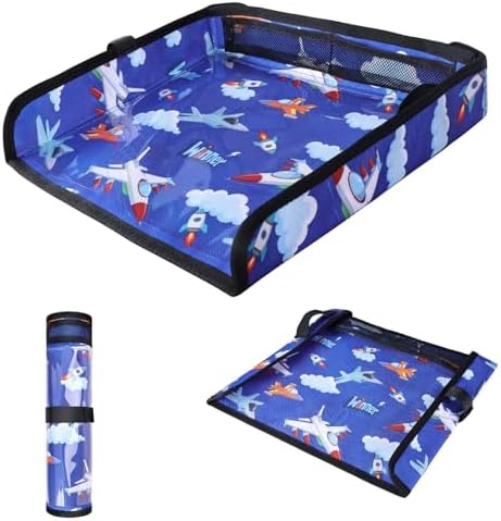 COOLBEBE Airplane Tray Table Cover, Foldable Travel Tray Cover by COOLBEBE