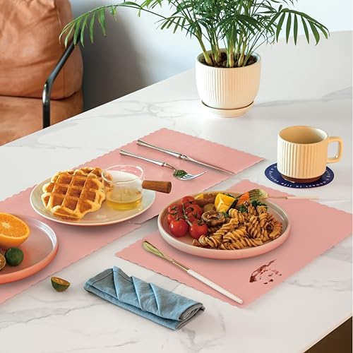 Fit Meal Prep 1000 Pack Disposable Paper Placemats, 14 x 10 Inch Pink - Image 5