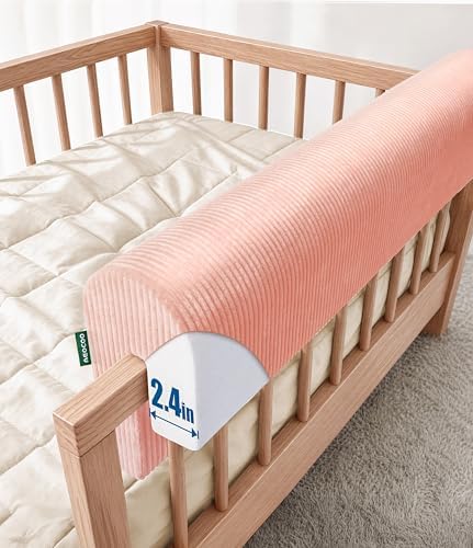 AEOCOO Bed Rail Bumpers for Toddlers, J-Shaped 3 Ft Kid Bed Bumpers by Unknown
