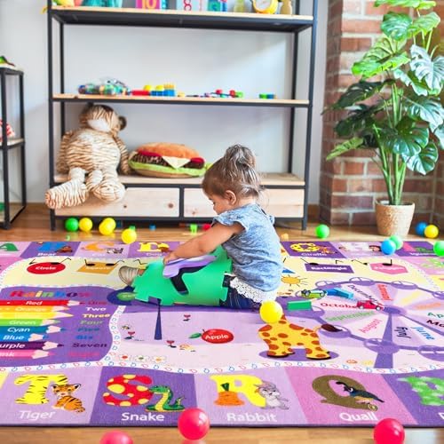BENRON 4x6 Playroom Rug for Kids Washable, PlayMat - Image 3