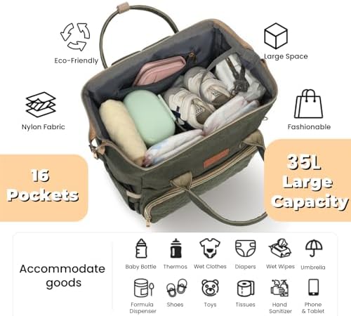 ROSEGIN Diaper Bag Backpack - Image 2