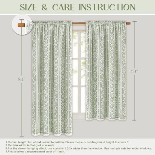 ASPMIZ Linen Curtains for Living Room Double Layer Curtains - Image 6