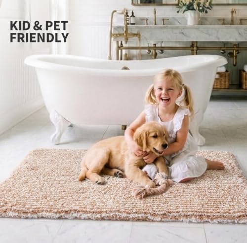 ILANGO Toilet Rugs U Shaped 22" × 24", Soft Absorbent Microfiber Bath Rugs - Image 2