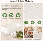 3 Pack Small Baskets for Organizing, Woven Storage Baskets for Shelves - Image 3