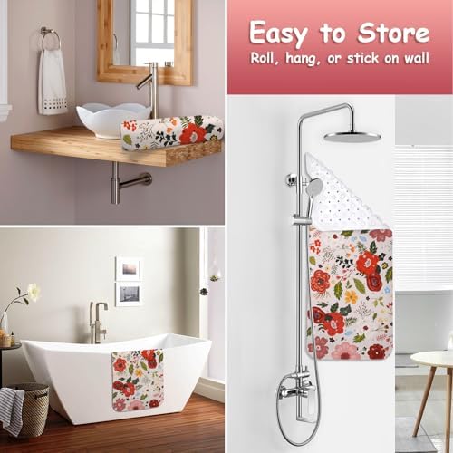 Bathtub Mat Non Slip, Bohemia Extra Long Bath tub Mat Shower Floor Mat - Image 4