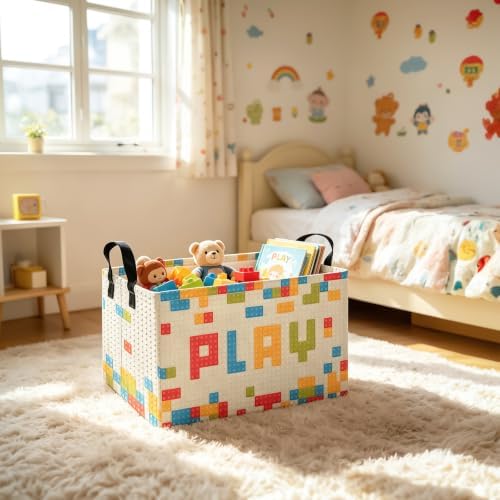 Rectangular Building block Storage Basket - Image 3