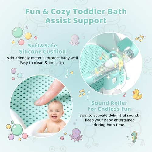 Baby Bath Seat for Babies 6 Months & Up, Non-Slip Toddler Bath Seat - Image 5