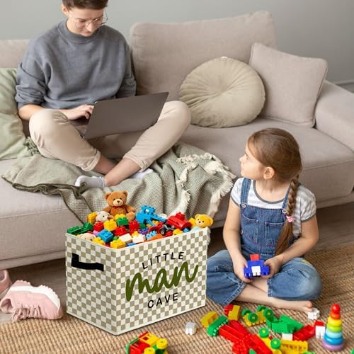 Boys Nursery Inspirational Storage Bins Box - Image 4