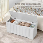 VANKILEY 43.3" Storage Chest Extra Large, Storage Bench. - Image 5