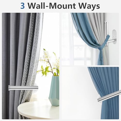 Curtain tiebacks Hooks Wall Mounted, Curtain holdbacks Screw-in, Curtain Holders - Image 6