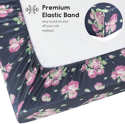 Yoofoss 2-Pack Baby Crib Sheets - Image 3