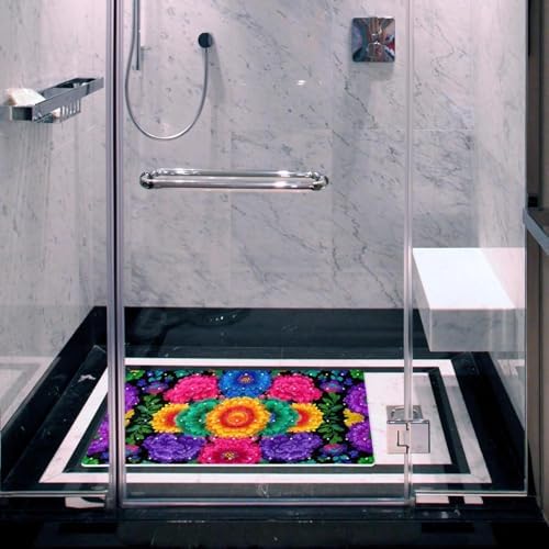 Bath Tub Shower Mat, Washable Bathtub Floor Mats, Suction Cups and Drain Holes - Image 6