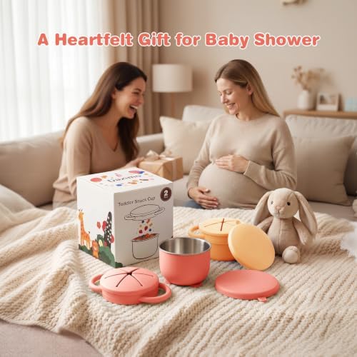 Daximo 2 Pack Toddler Snack Cups - Image 7