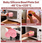 Silicone Baby Feeding Set, Miicasa Baby Led Weaning Supplies Kit - Image 6