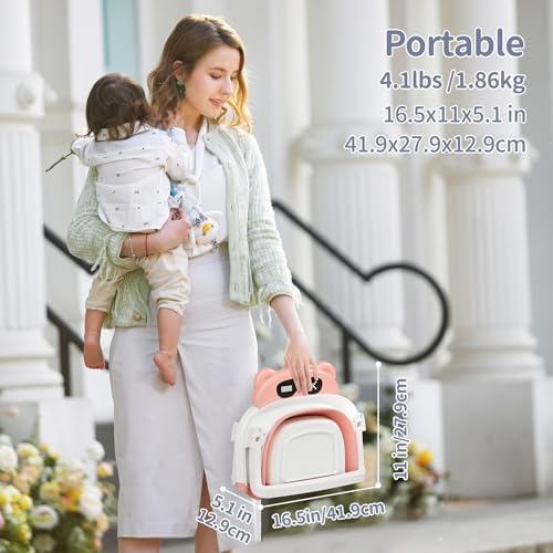 Collapsible Baby Bathtub for Newborn to Toddler - Image 5