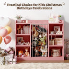 Toy Storage Organizer with 6 Cube, Stuffed Animal Storage - Image 7