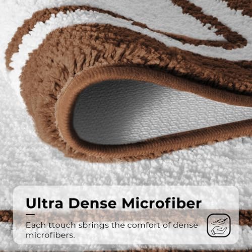 GRANNY SAYS Microfiber Bathroom Rugs Non Slip Washable, Water Absorbent - Image 5