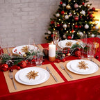 Fullhawl 60 Pcs Brown Paper Placemats, Disposable Rectangular Table Setting Mats - Image 5