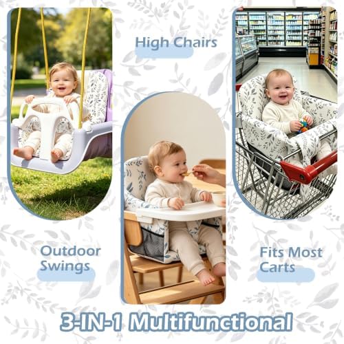 Shopping Cart Cover for Baby, Baby High Chair Cover, Grocery cart Cover - Image 5