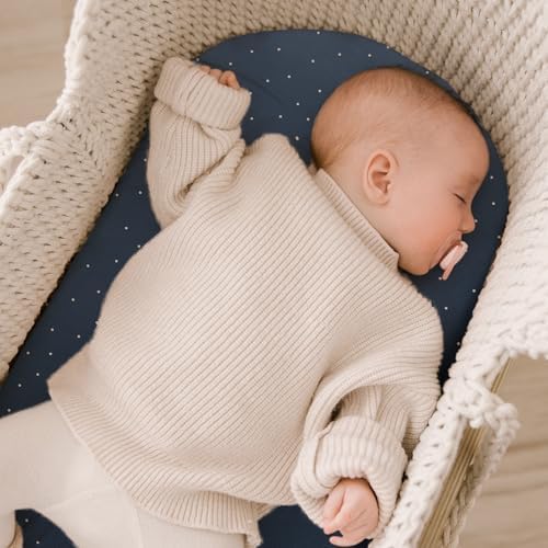 Yoofoss 3-Pack Bassinet Sheets for Boys Universal Fit - Image 4