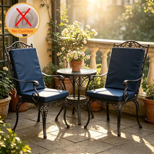 Outdoor High Back Chair Cushion Cover - Image 3