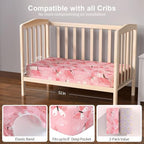 Baby Crib Sheets 2 Pack for Boys and Girls Fit for Standard Crib Toddler - Image 7
