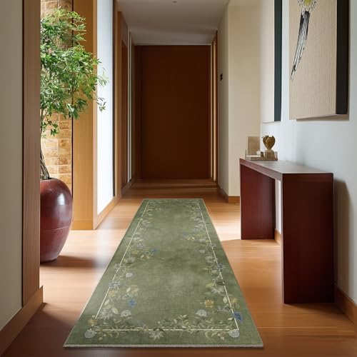 Washable Kitchen Rug Runners for Hallways: 2'6"x8' Runner Rug Soft Non Slip - Image 3