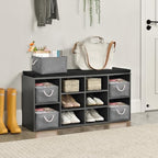 Storage Bins with Sturdy Cotton Handles, Fabric Storage Baskets - Image 4