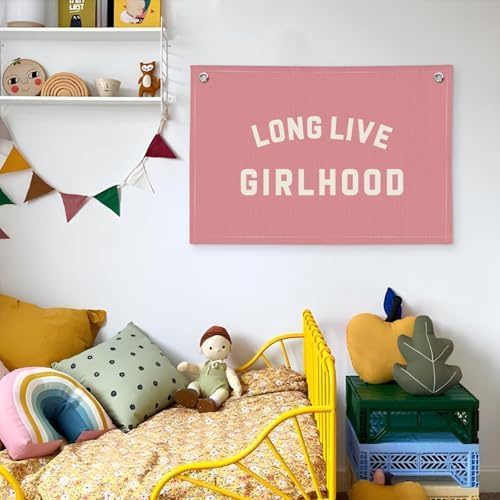 Long Live Girlhood Banner, Girls Baby Nursery Decor, Toddler Girl Room Decor - Image 5