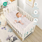 Elephant Crib Bedding Set Gray, Premium 3-Piece Baby Bedding Set Elephant - Image 5