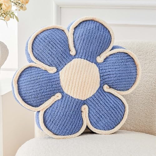 Kcvvcr Flower Pillow, Soft Flower Decorative Throw Pillow, Cute Daisy Flower by Kcvvcr