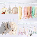 POVETIRE 30 Metal Rings Hooks Hanging Baby Headband Brackets Metal Clips - Image 2