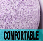Fluffy Stuffed Animal Storage Bean Bag Chair Cover, Faux Fur Comfy Bean Bag - Image 7