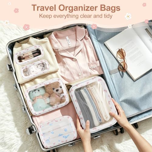 YOPCDJ 5PCS Diaper Bag Organizer Pouch Set, TSA Approved Toiletry Bag, Purse - Image 6