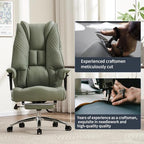 EXCEBET Big and Tall Office Chair 400lbs Wide Seat, Leather High Back Executive - Image 6